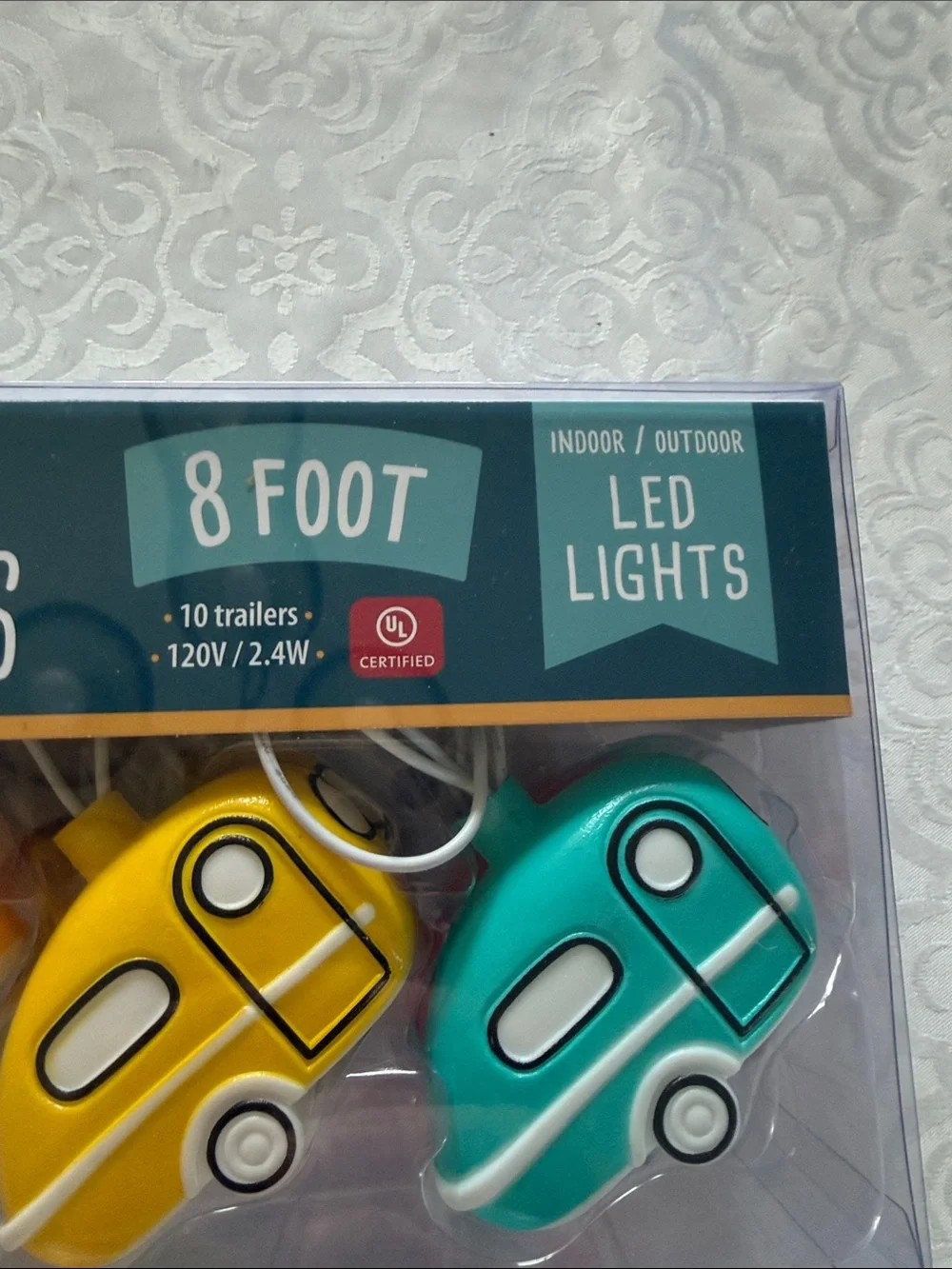 Retro Travel Trailer LED Party Lights - Multi-Color
